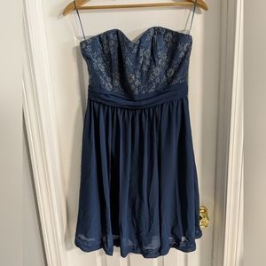 ModCloth Strapless Mini Dress